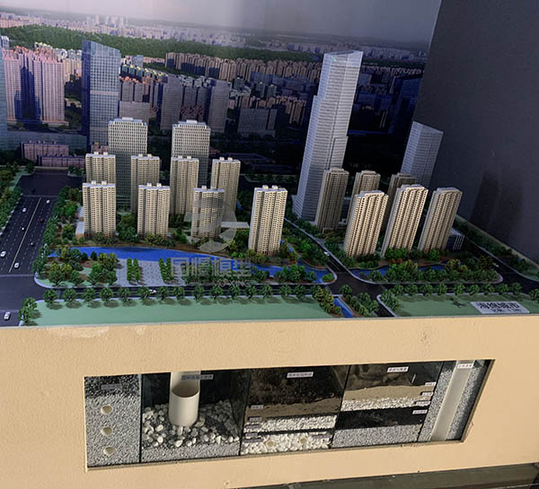舒兰市建筑模型